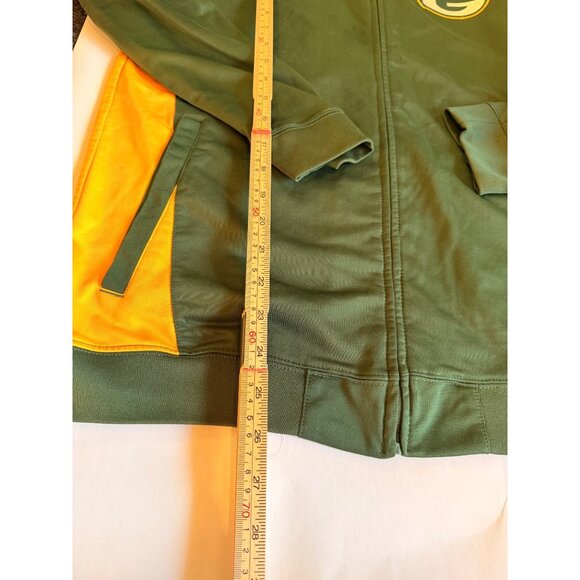 NFL Green Bay Packers Youth Team Apparel Jacket Green/Gold Size L (14/16) Full Z - Picture 10 of 14